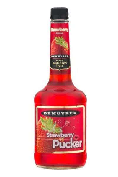 DeKuyper Strawberry Pucker Schnapps Liqueur