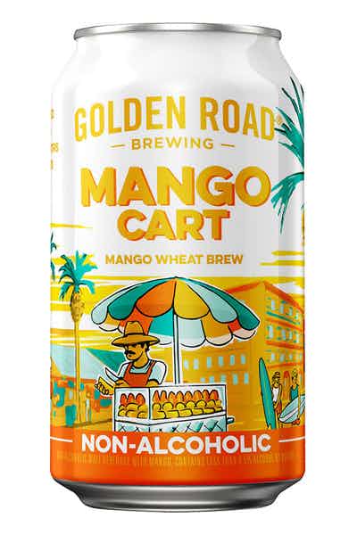 Golden Road Brewing Mango Cart Non-Alcoholic Beer