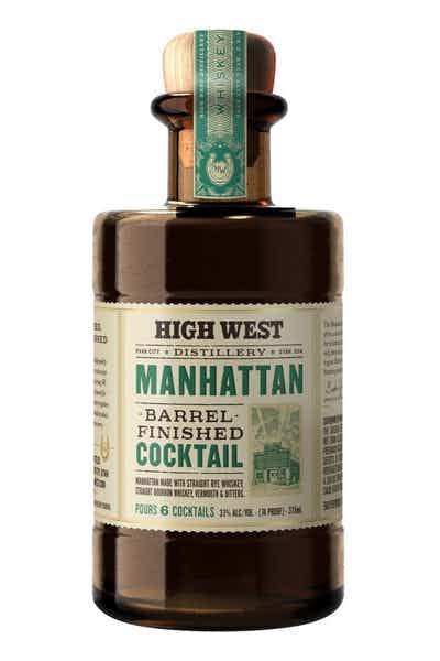 High West Manhattan Barrel Finished Ready Made Cocktail Whiskey