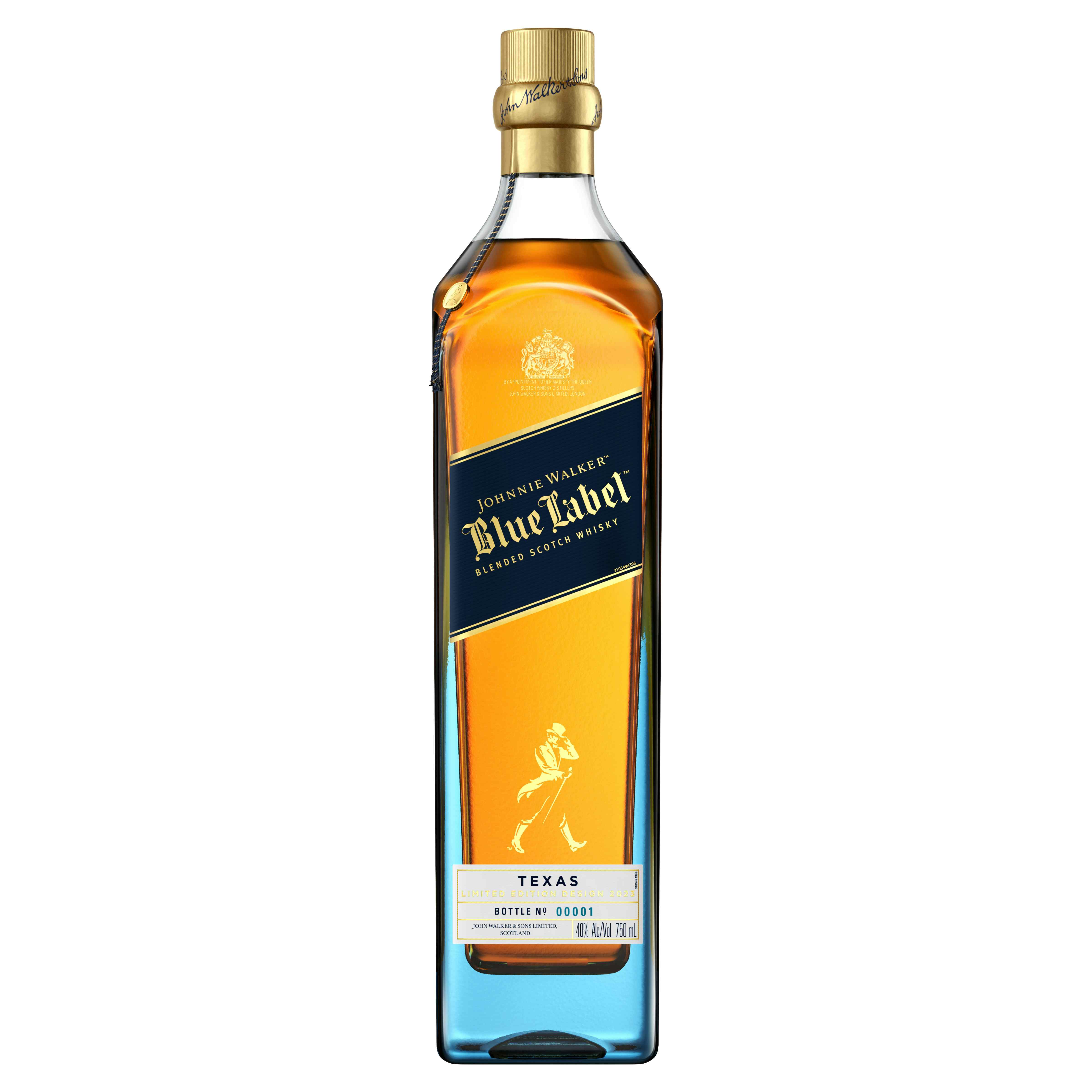 Johnnie Walker Blue Label Blended Scotch Whisky, Texas