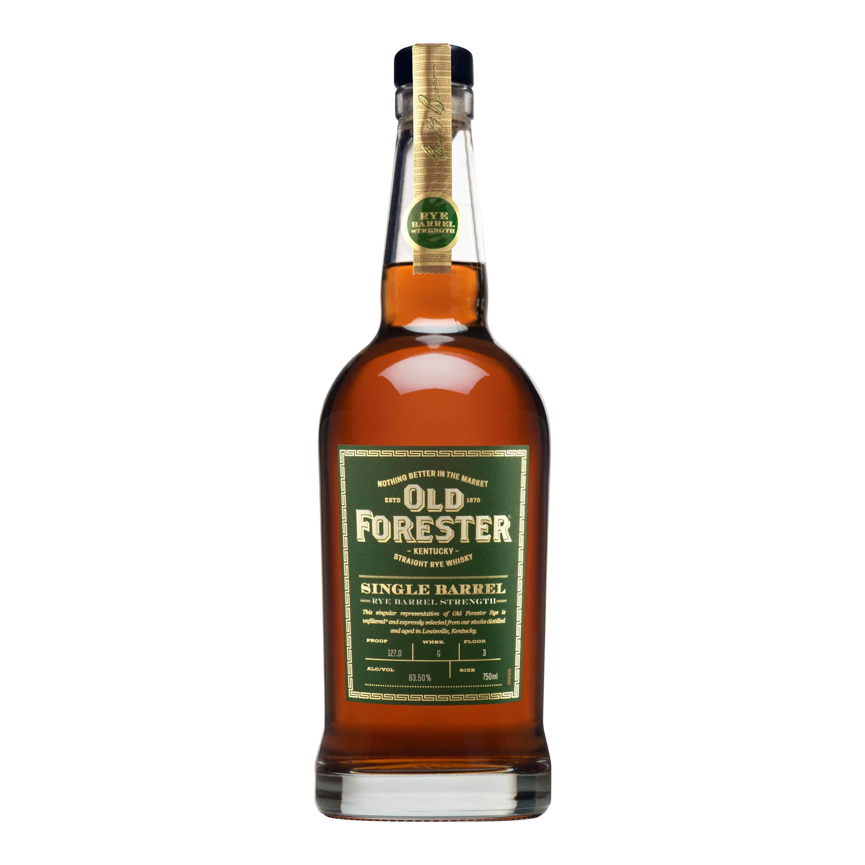 Old Forester Single Barrel Rye Whiskey
